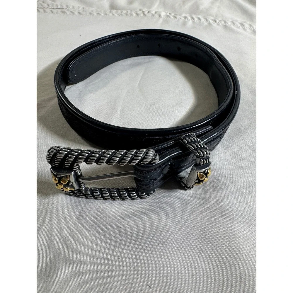 Vicenza black leather